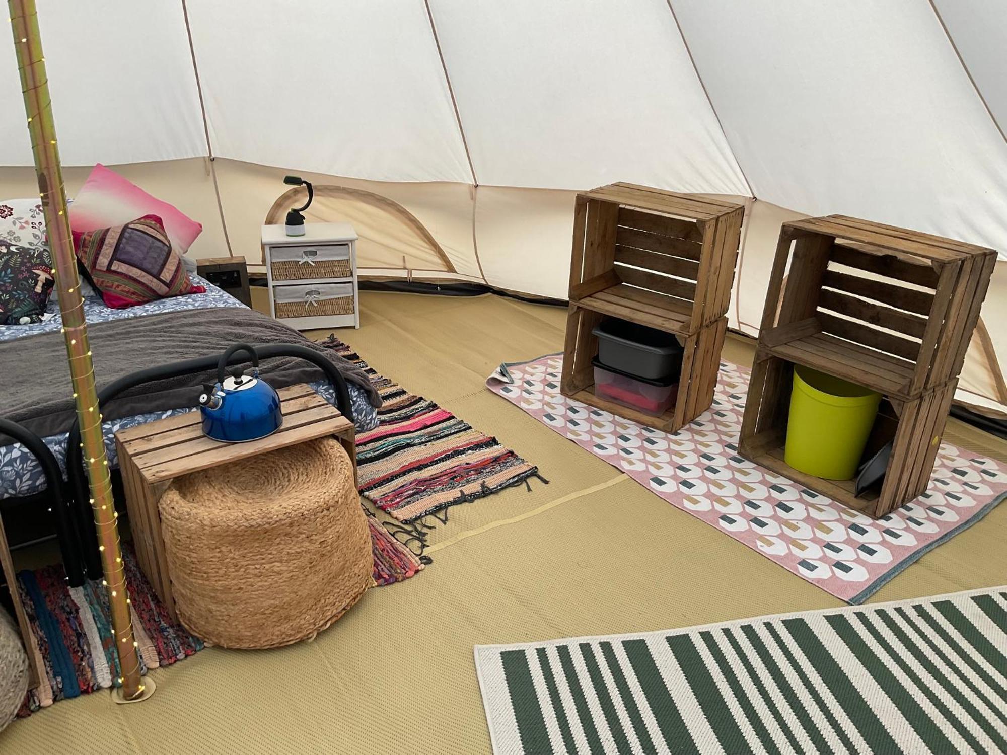 Glamping Meadow Bell Tent Stithians المظهر الخارجي الصورة