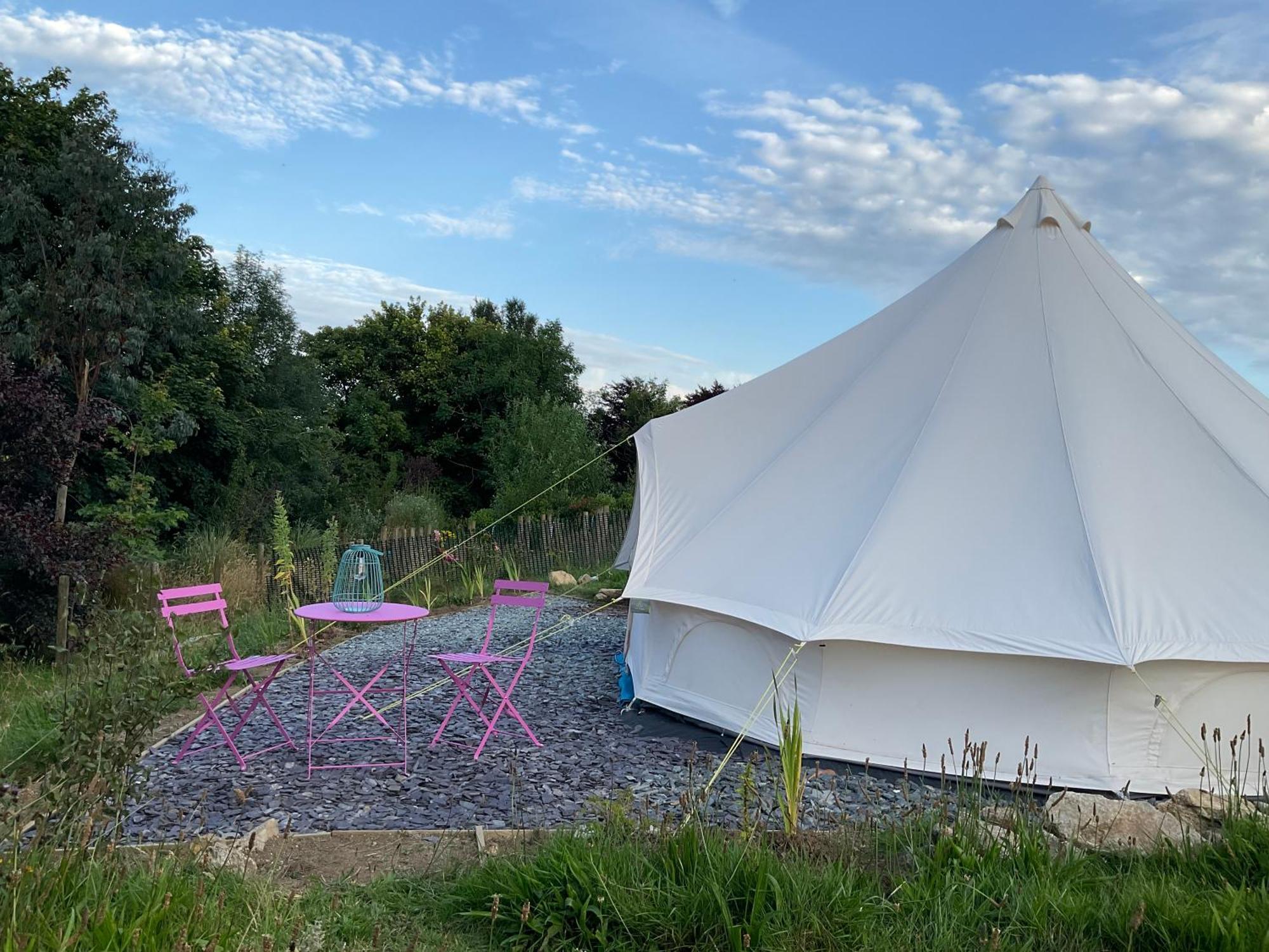 Glamping Meadow Bell Tent Stithians المظهر الخارجي الصورة