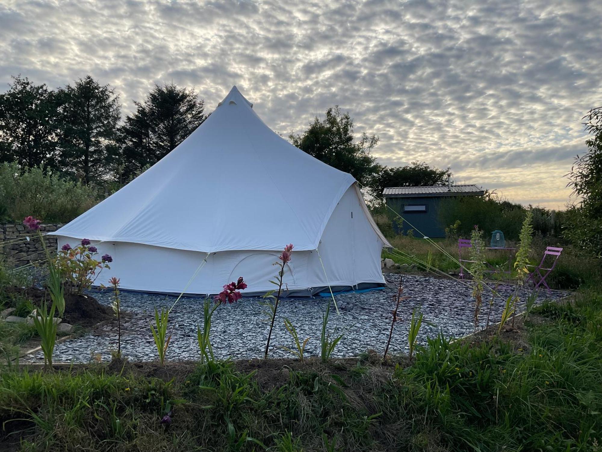 Glamping Meadow Bell Tent Stithians المظهر الخارجي الصورة